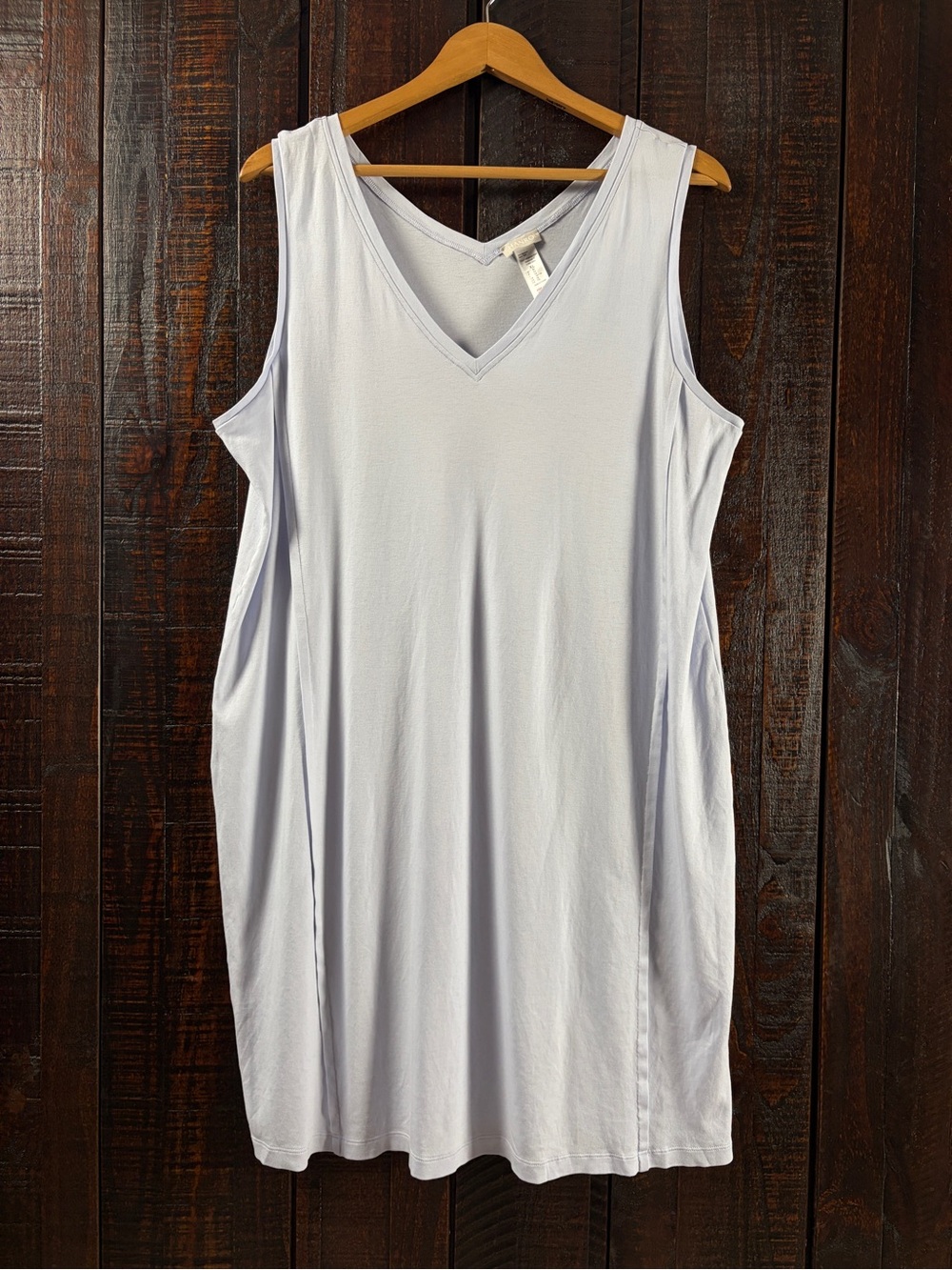 HANRO Pure Essence Cotton Tank Nightgown XL - Picture 2 of 9